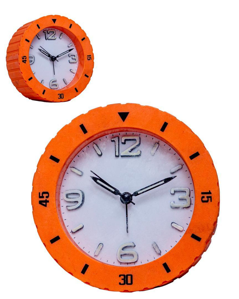 Orange Wall Clock – 12x12cm
