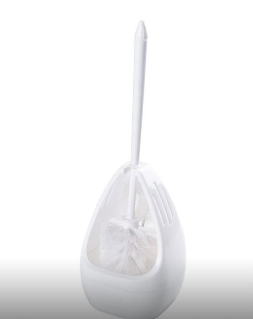 Tonkita Master Toilet Brush & Holder – White