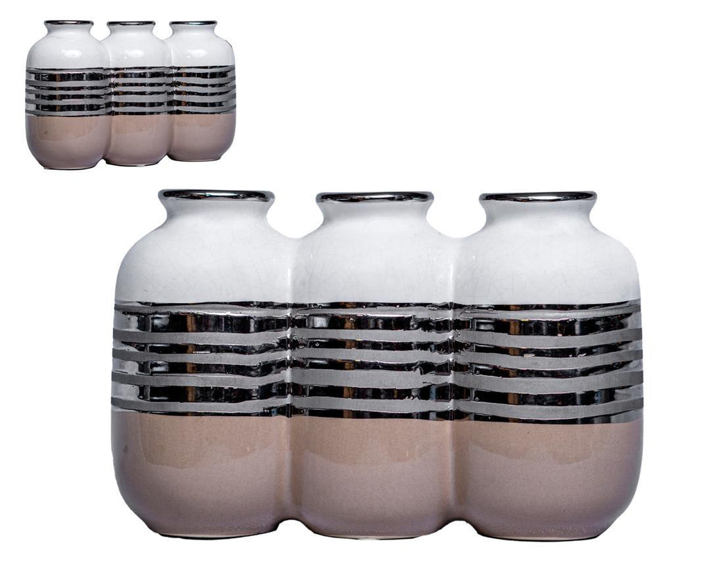 Elegant Triplet Vase Set for Home & Office
