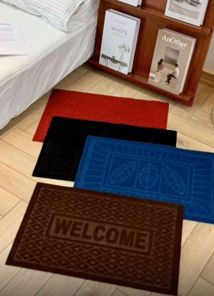 Welcome Door Mat – Leaf Embossed