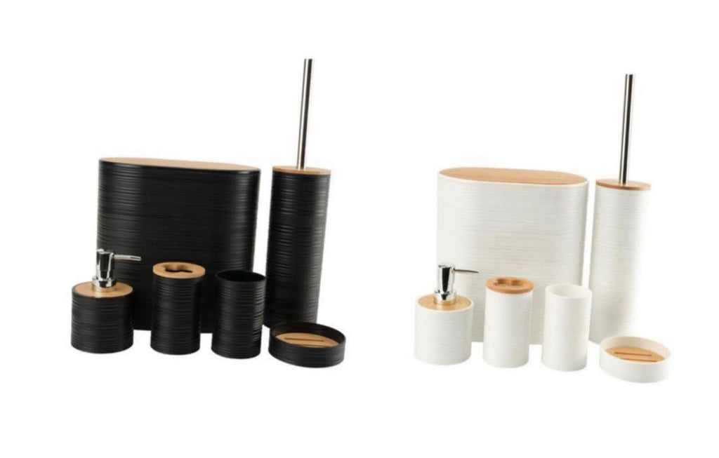 Sanitary Ware Window 6-Piece Bathroom Set – 2 Assorted Colours