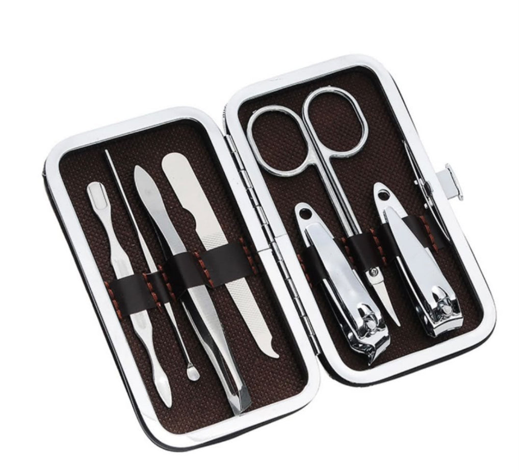 Zhikang 7-Piece Metal Manicure & Grooming Set
