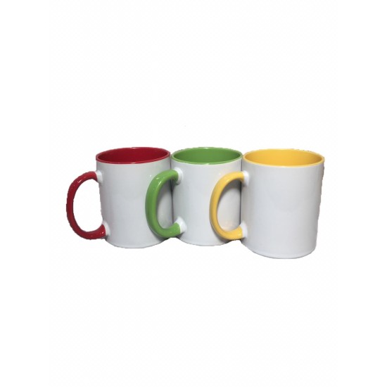 Multi Coloured Ceramic Mugs