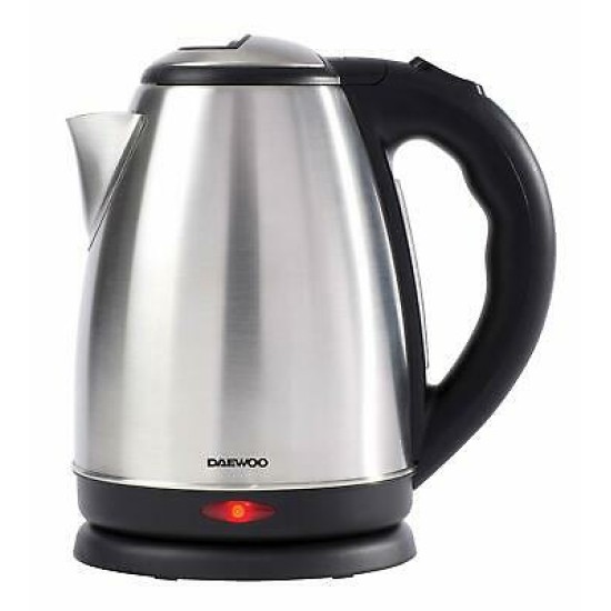 Daewoo 1.8L Polished Kettle Stainless Steel